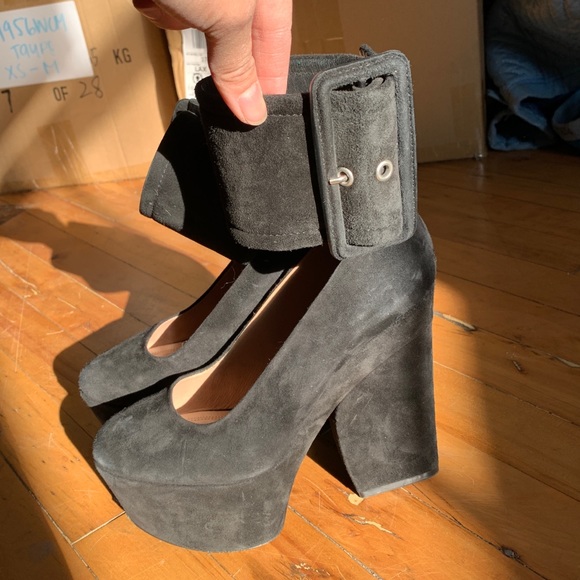 CELINE PHOEBE PHILO platform ankle cuff heels - Picture 2 of 9